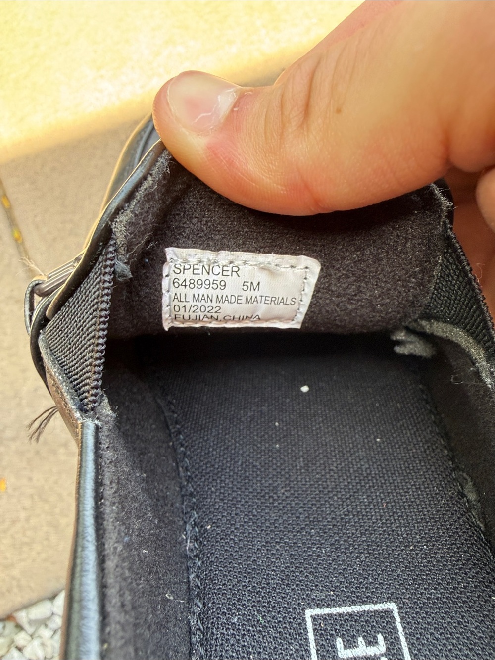 Spencer Black Slip-On Shoe